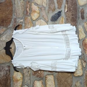 Lumie white bohemian style blouse